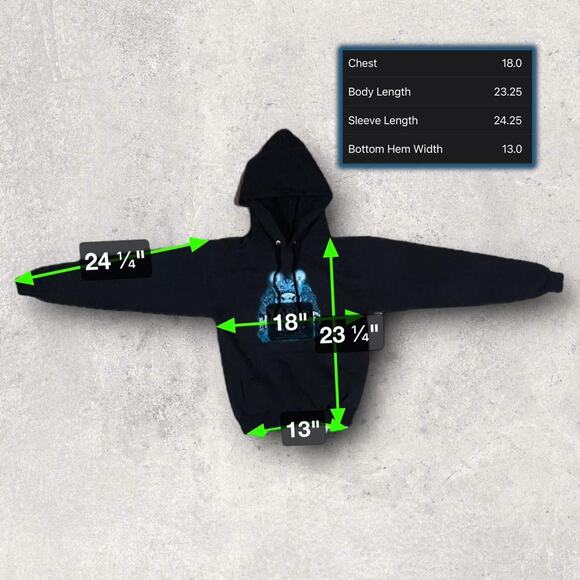 ★ Walt Disney World Disneyland Magic Kingdom Gargoyle Haunted Mansion Hoodie ★ - Picture 5 of 7